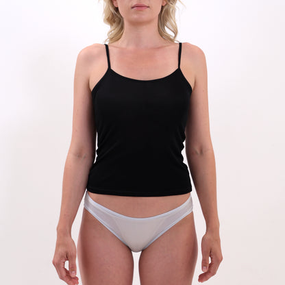 Bikini Brief - Grey - Silk Base