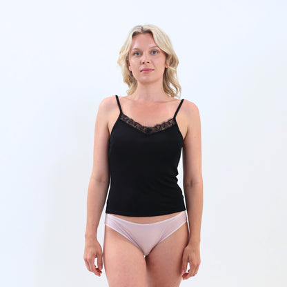 Bikini Silk Jersey Brief - Pink - Silk Base