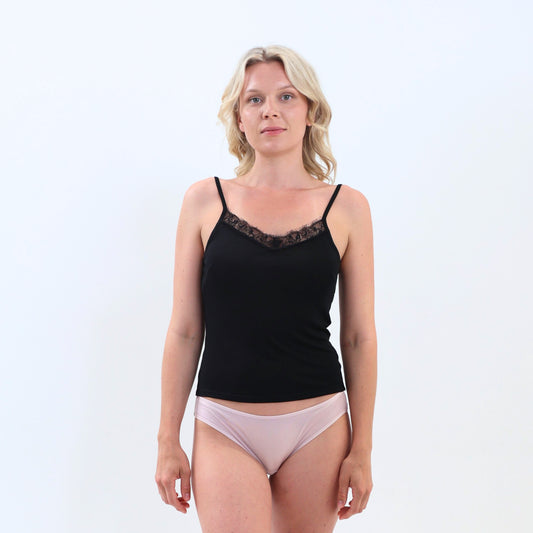 Bikini Silk Jersey Brief - Pink - Silk Base