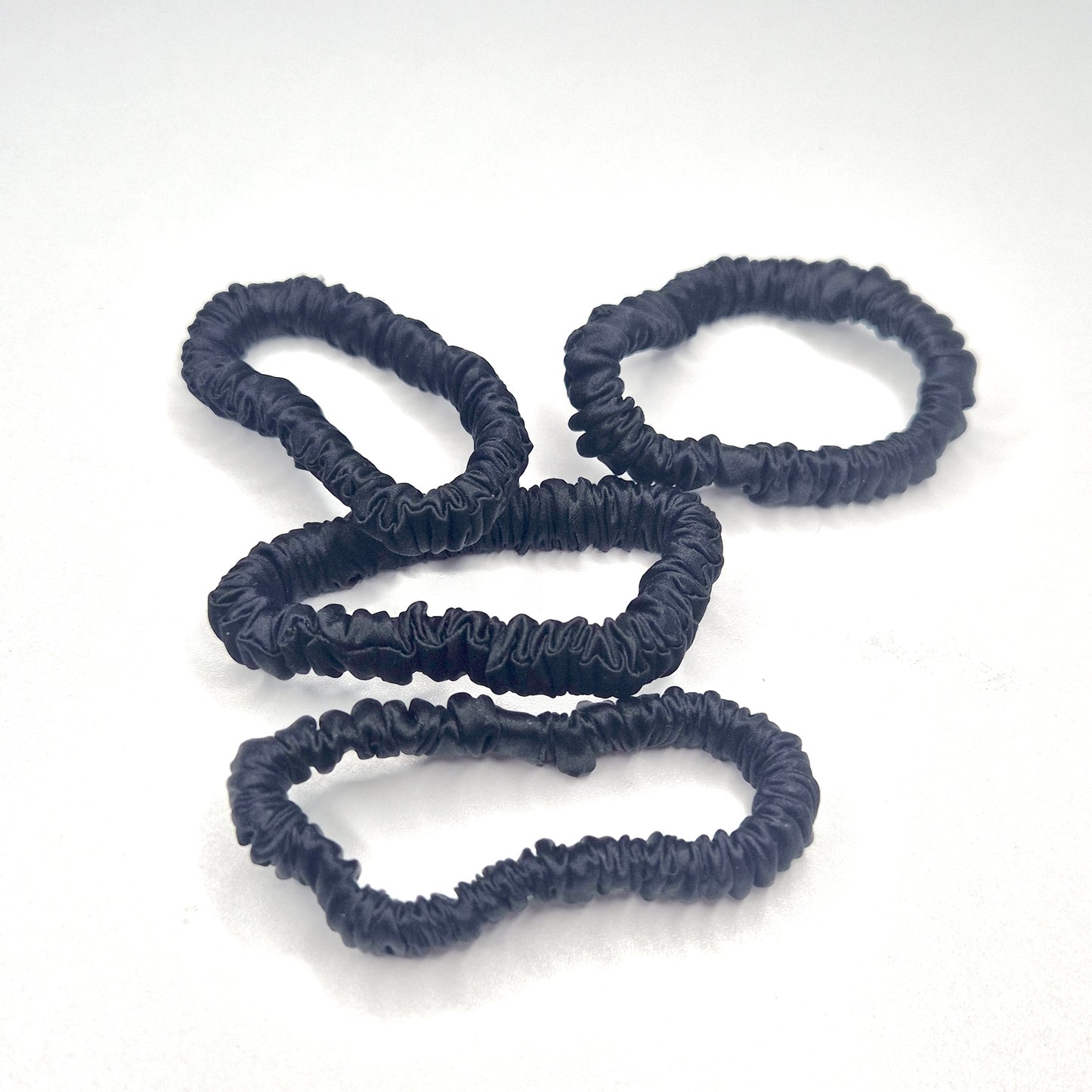 Slim Silk Scrunchies - Silk Base