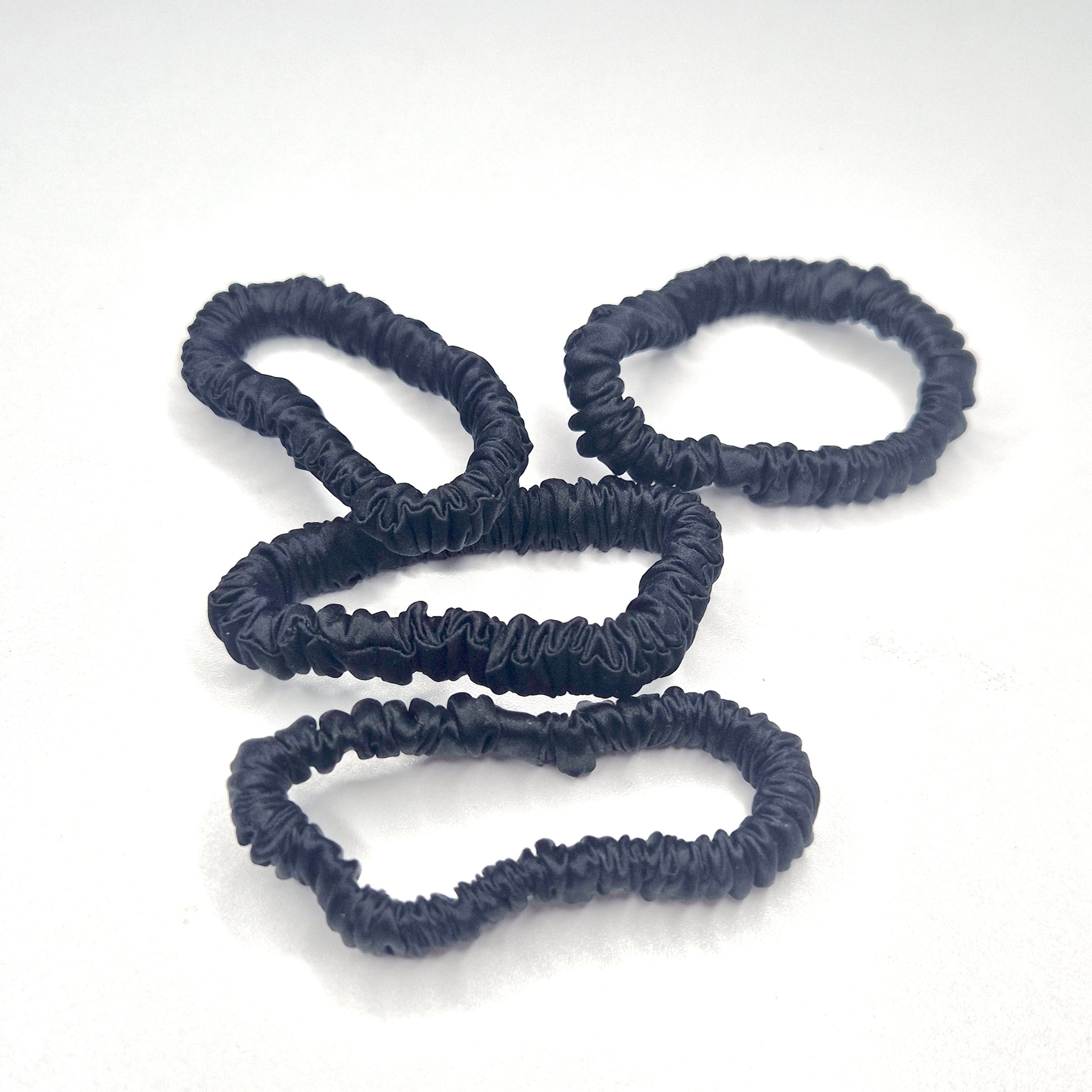 Slim Silk Scrunchies - Silk Base