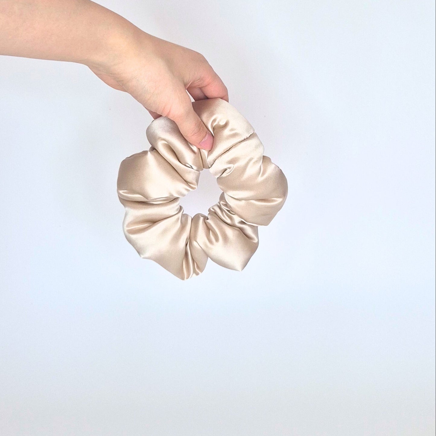 Cloud Silk Scrunchie - Silk Base