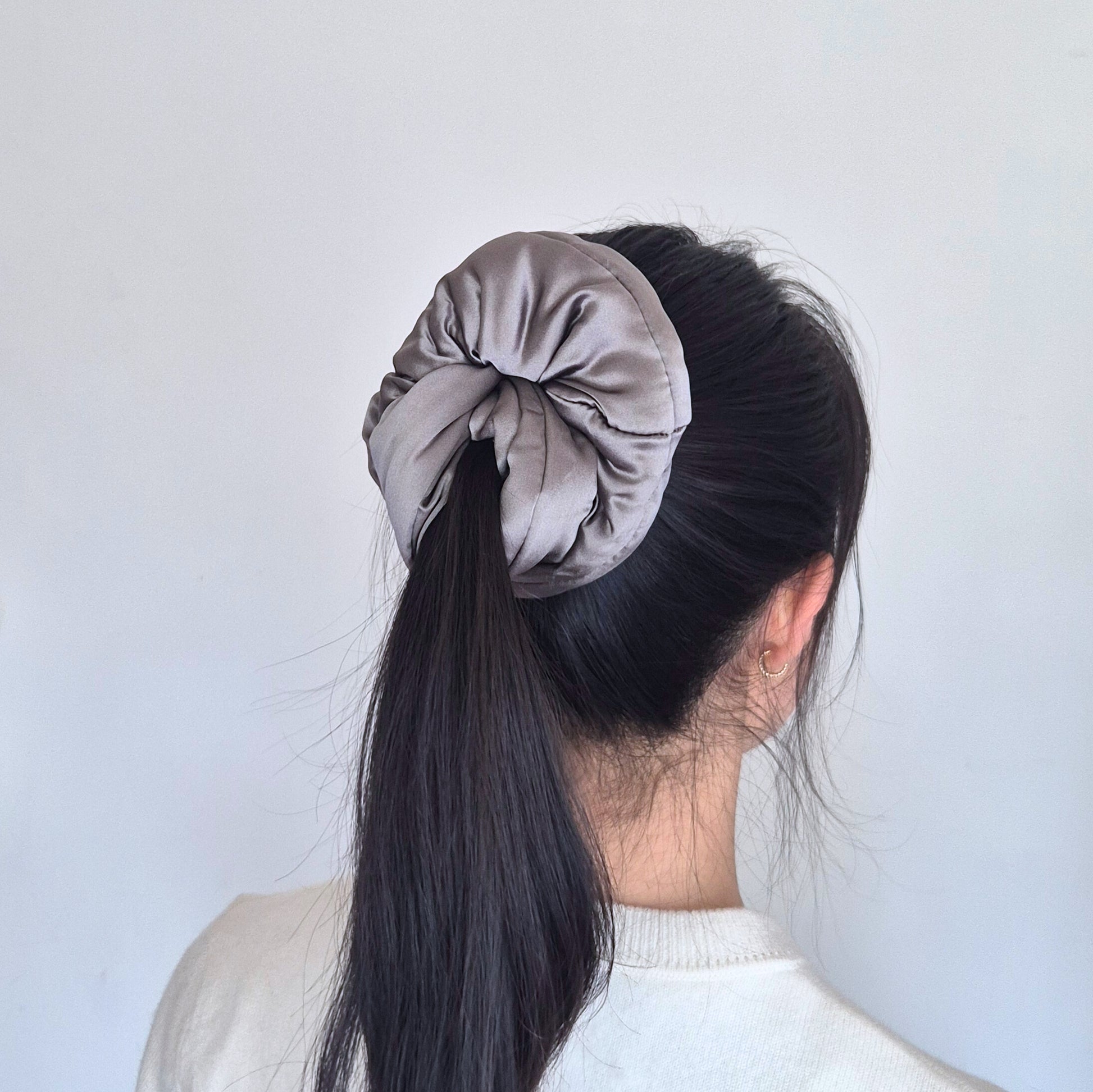 Cloud Silk Scrunchie - Silk Base