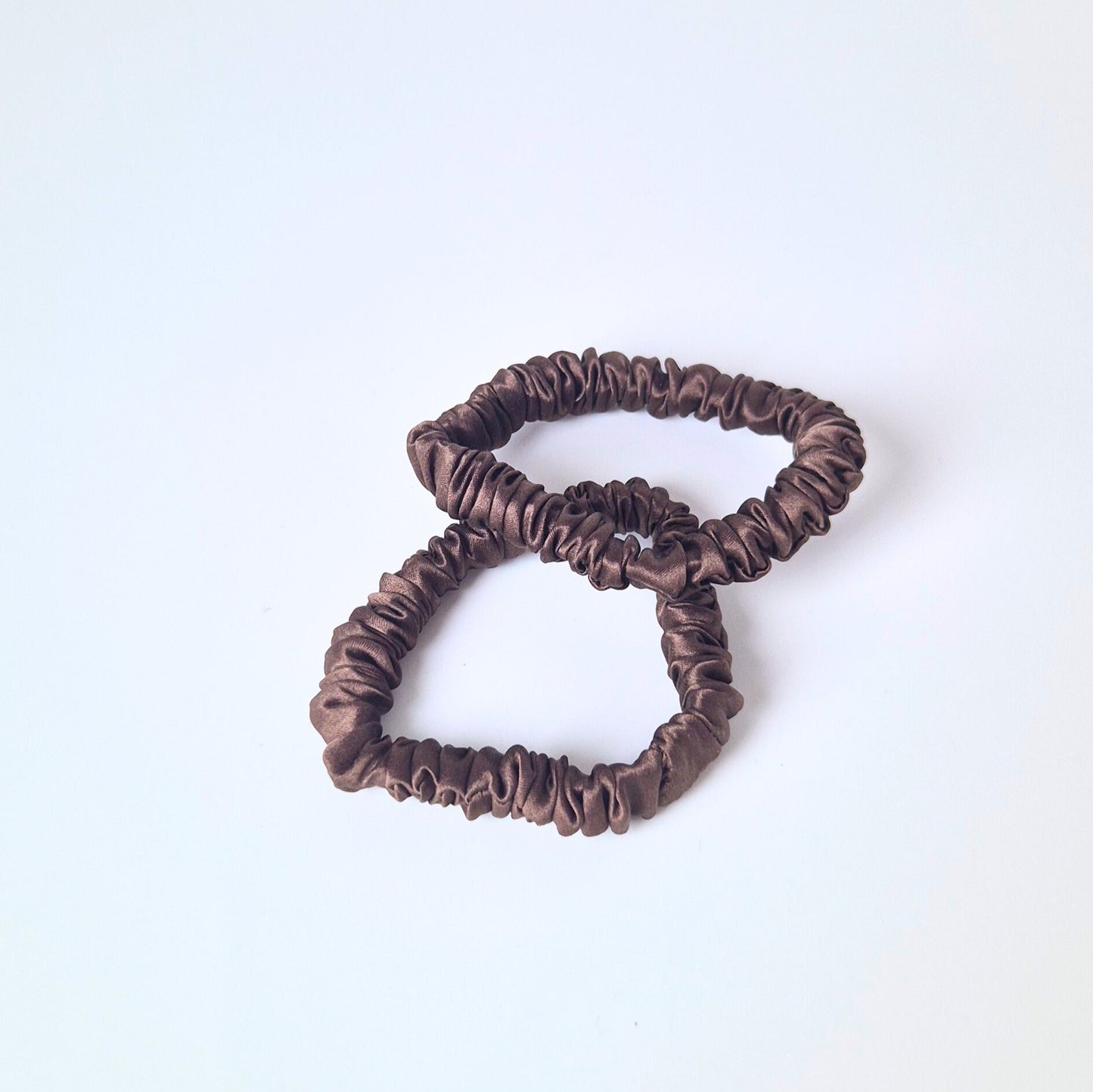 Slim Silk Scrunchie - Silk Base