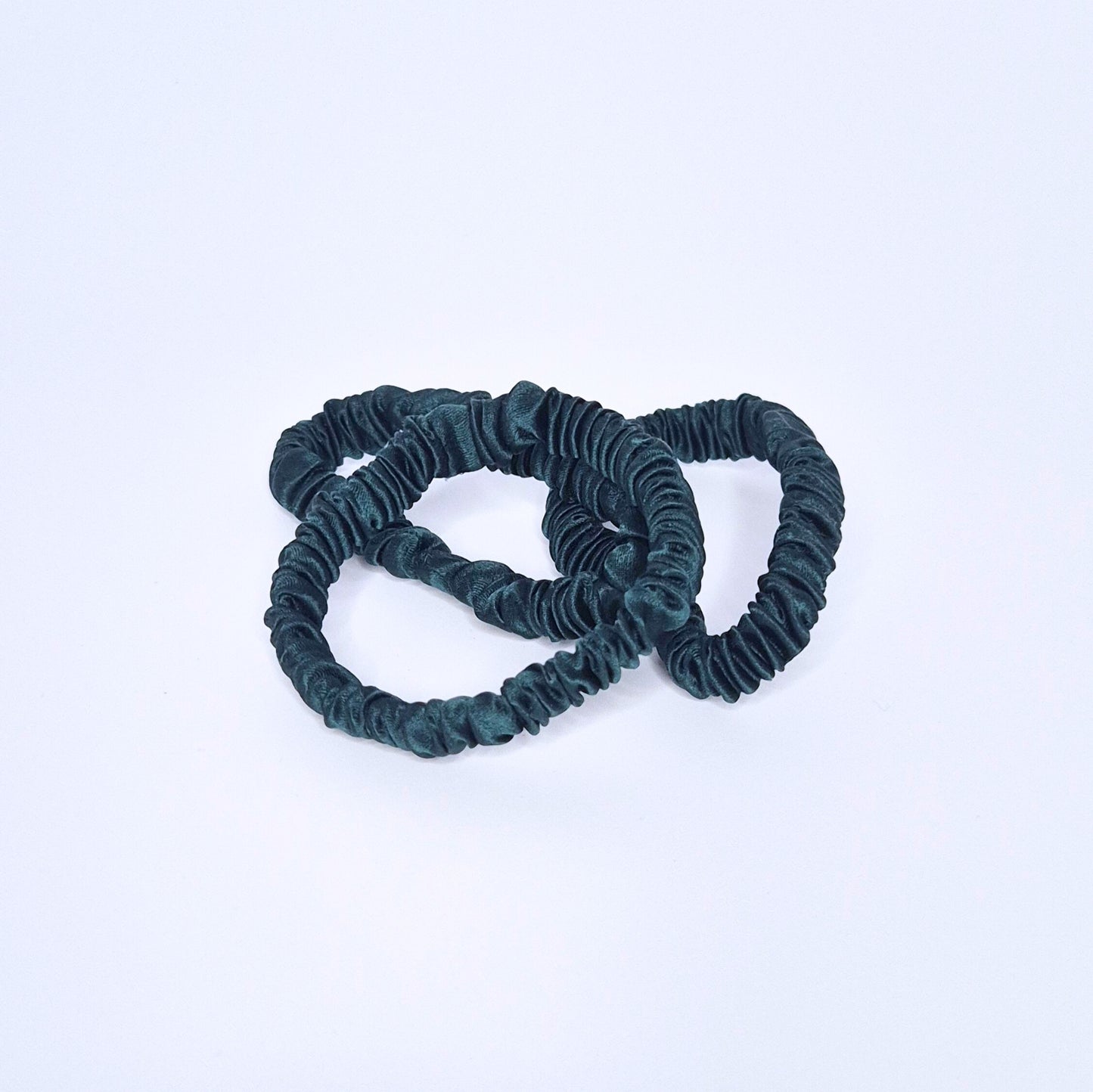 Slim Silk Scrunchie - Silk Base