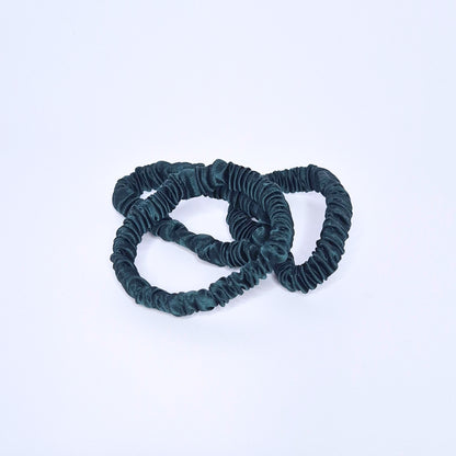 Slim Silk Scrunchie - Silk Base
