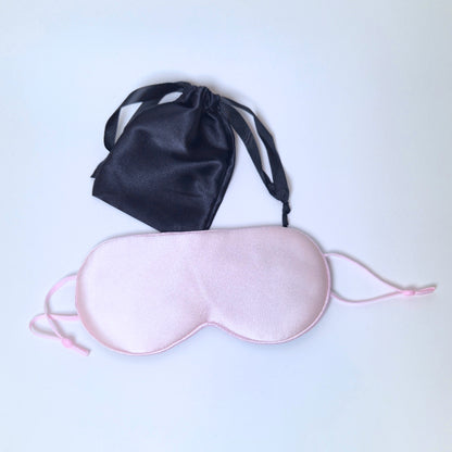 Silk Eye Mask with Storage Pouch - Silk Base