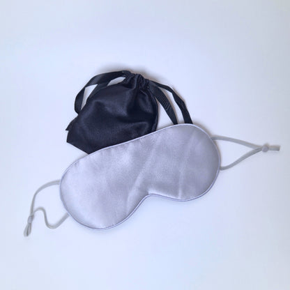 Silk Eye Mask with Storage Pouch - Silk Base