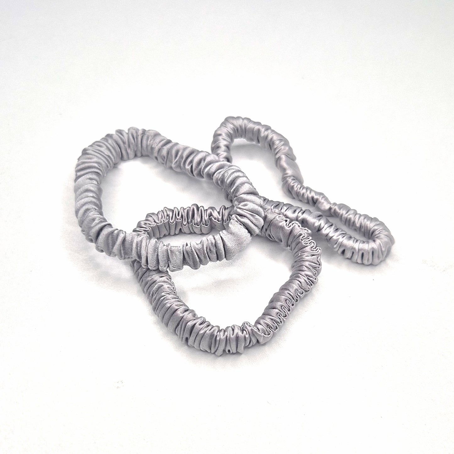 Slim Silk Scrunchies - Silk Base