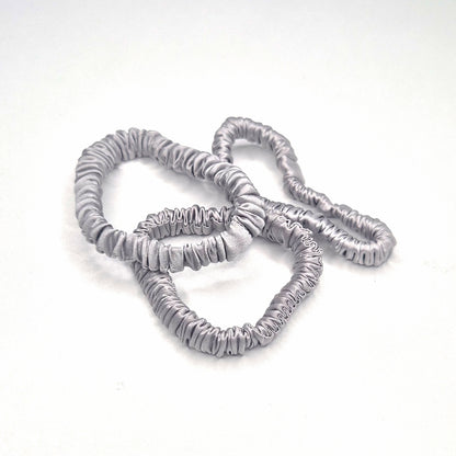 Slim Silk Scrunchies - Silk Base