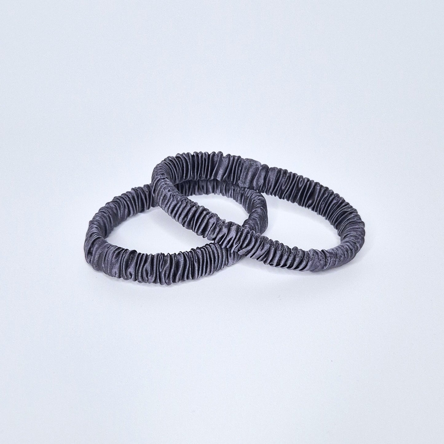 Slim Silk Scrunchie - Silk Base