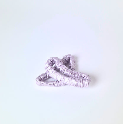 Slim Silk Scrunchie - Silk Base