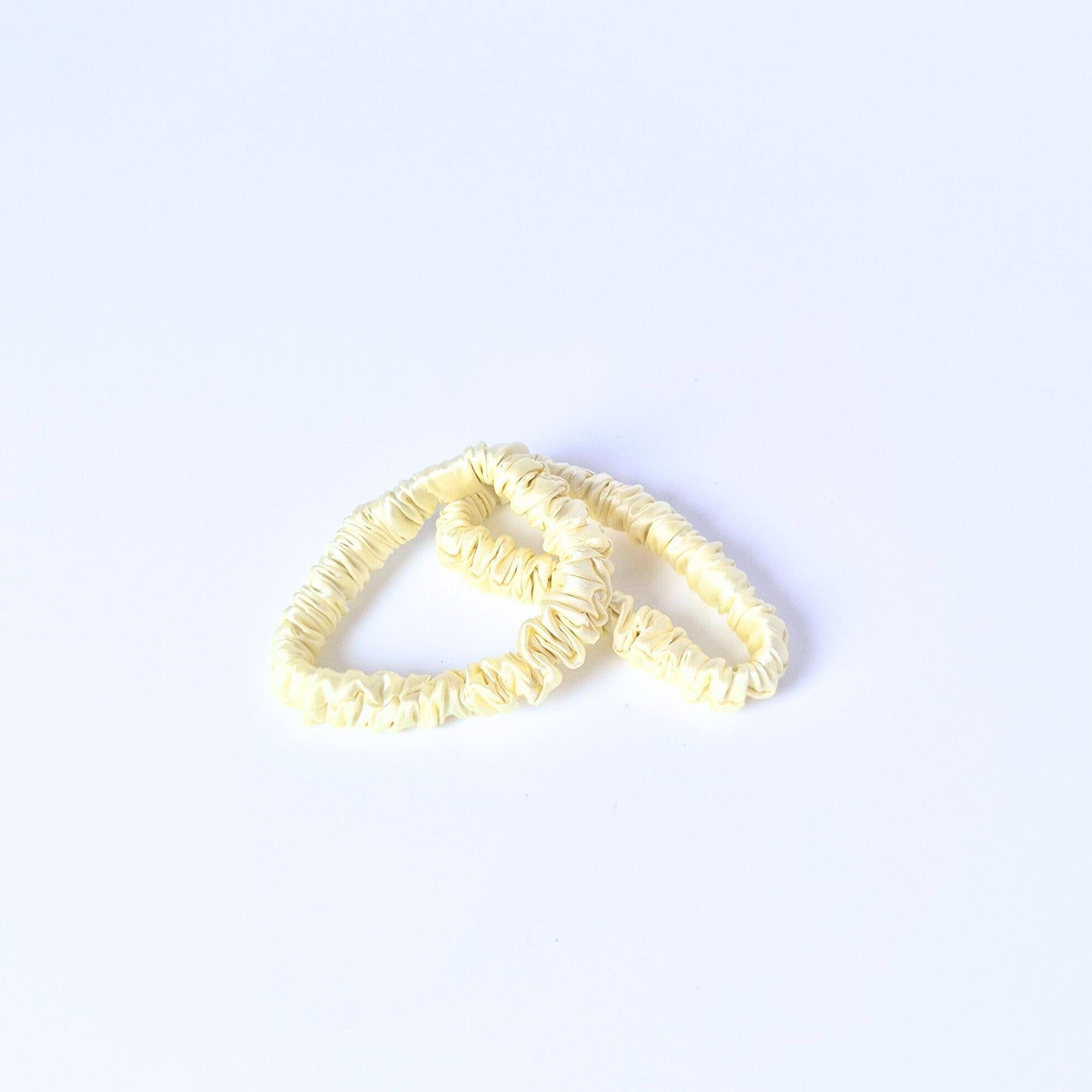 Slim Silk Scrunchie - Silk Base