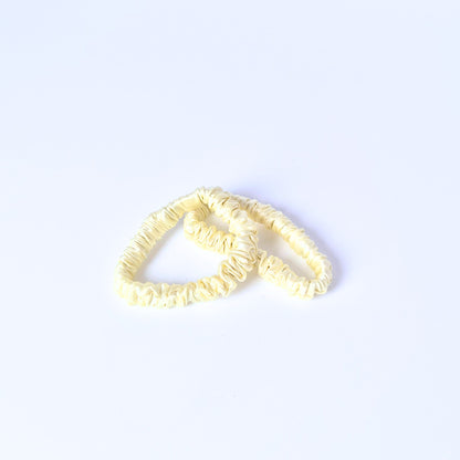 Slim Silk Scrunchie - Silk Base