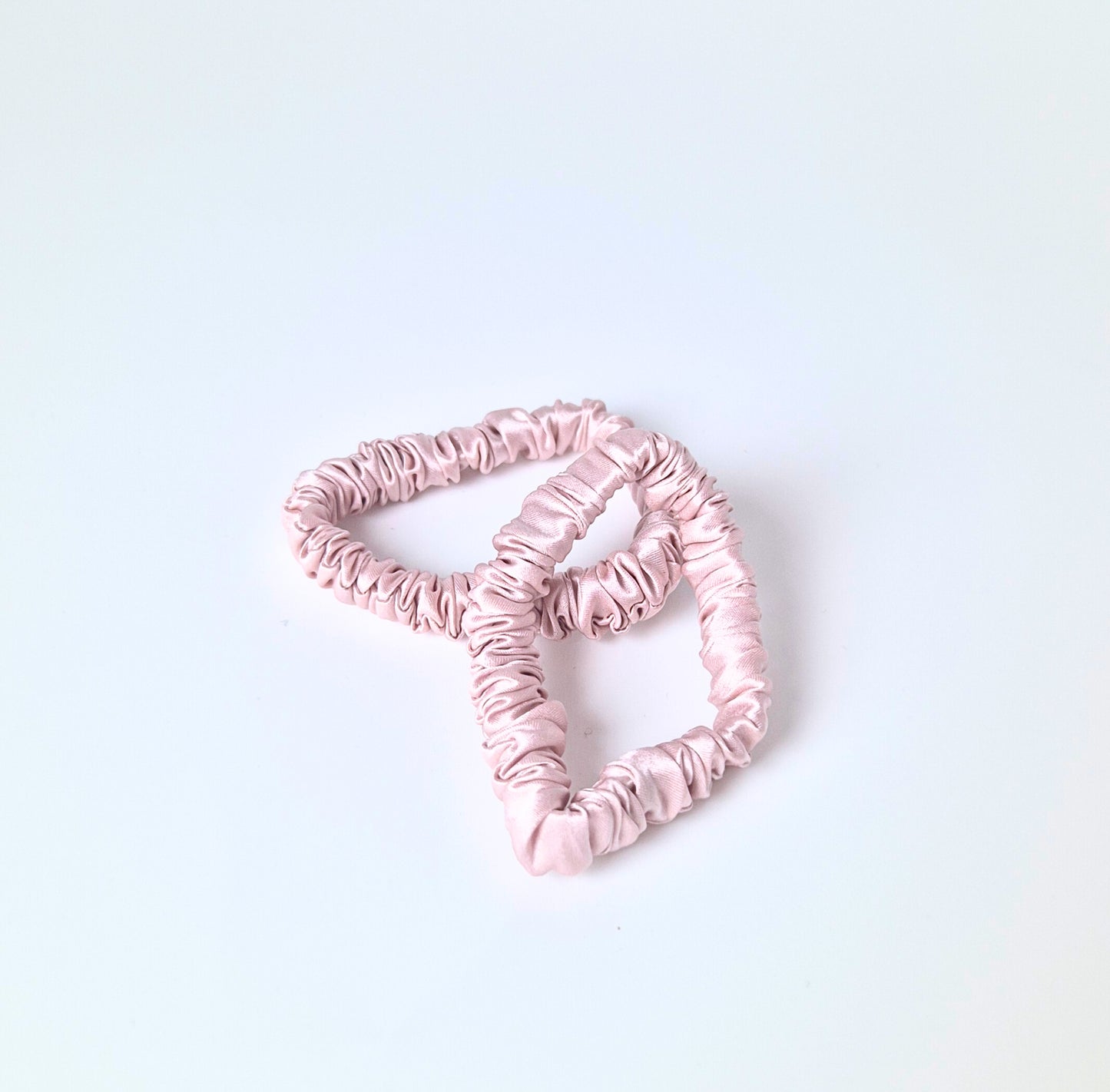 Slim Silk Scrunchie - Silk Base