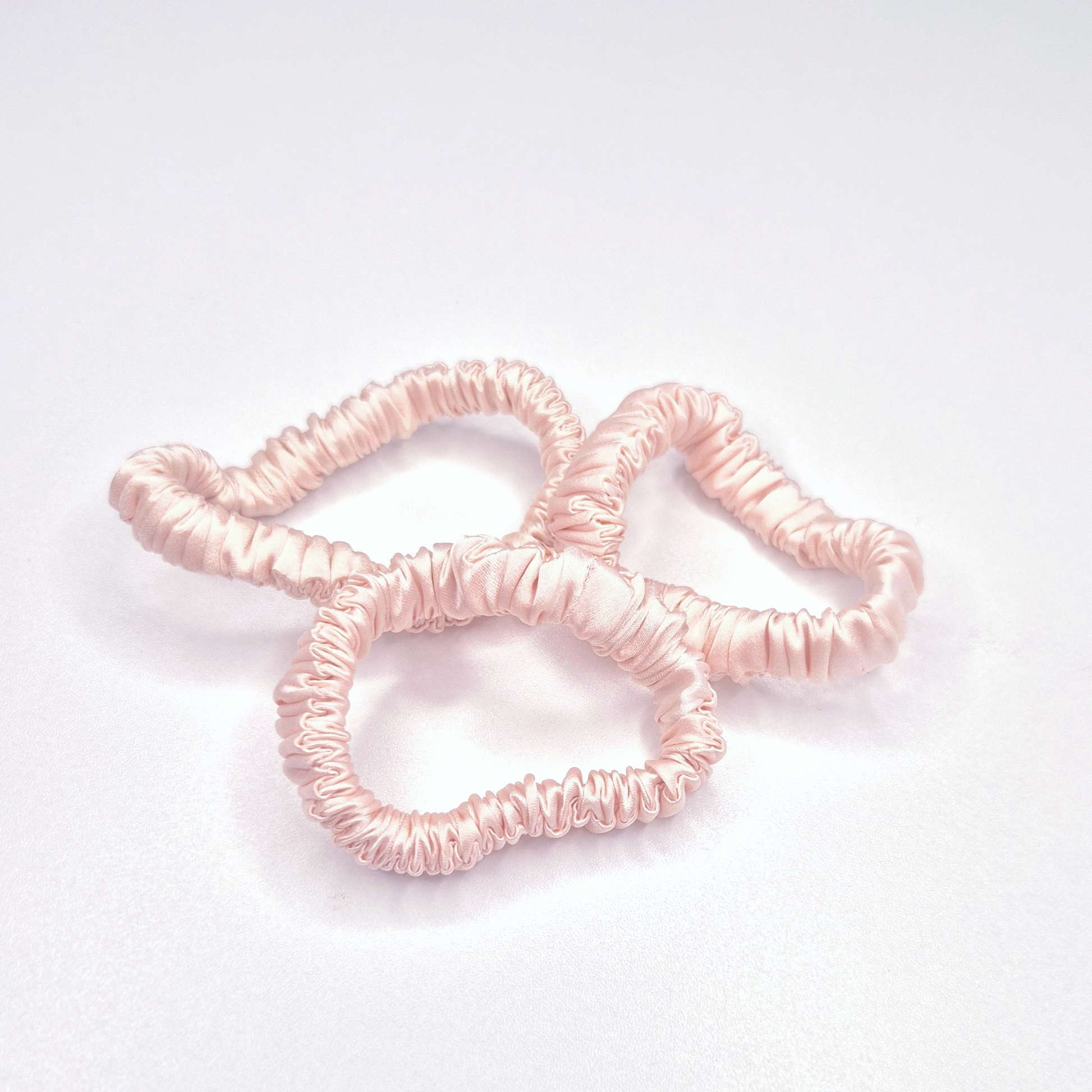 Slim Silk Scrunchies - Silk Base
