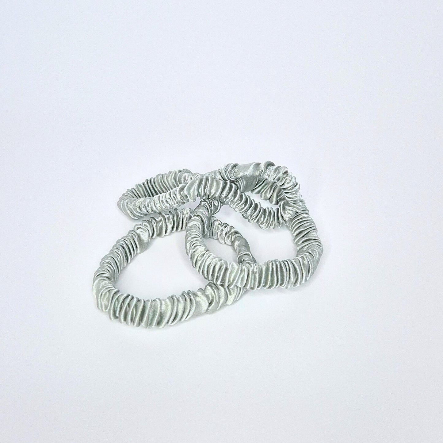 Slim Silk Scrunchie - Silk Base