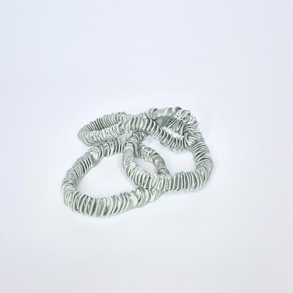 Slim Silk Scrunchie - Silk Base