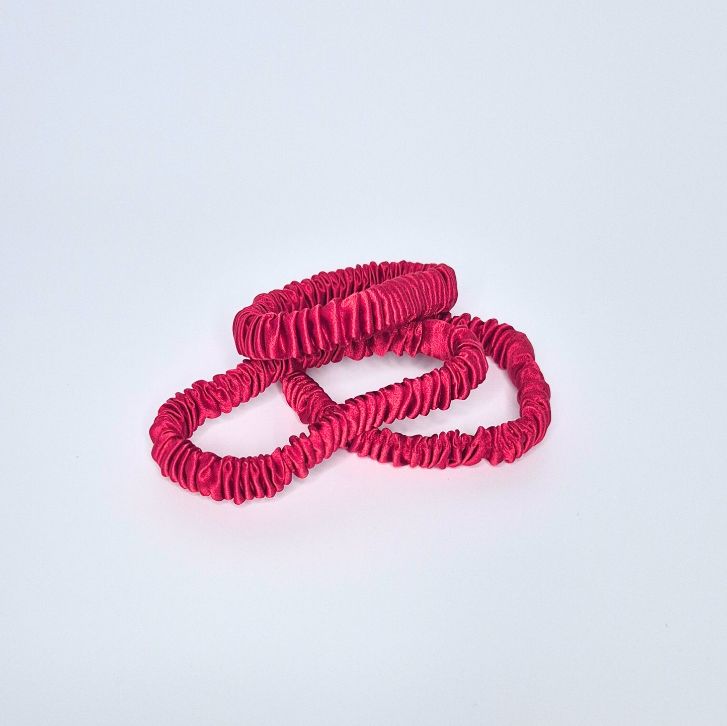 Slim Silk Scrunchie - Silk Base