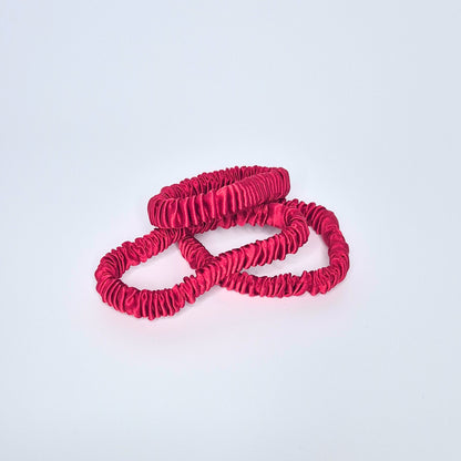 Slim Silk Scrunchie - Silk Base