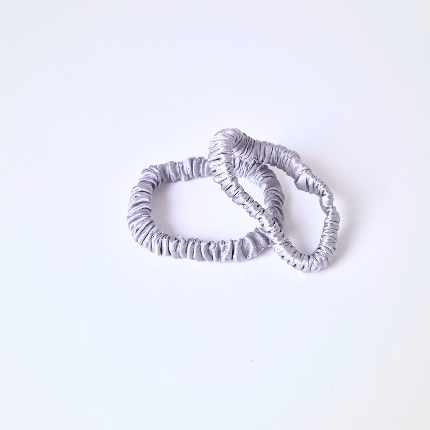 Slim Silk Scrunchie - Silk Base