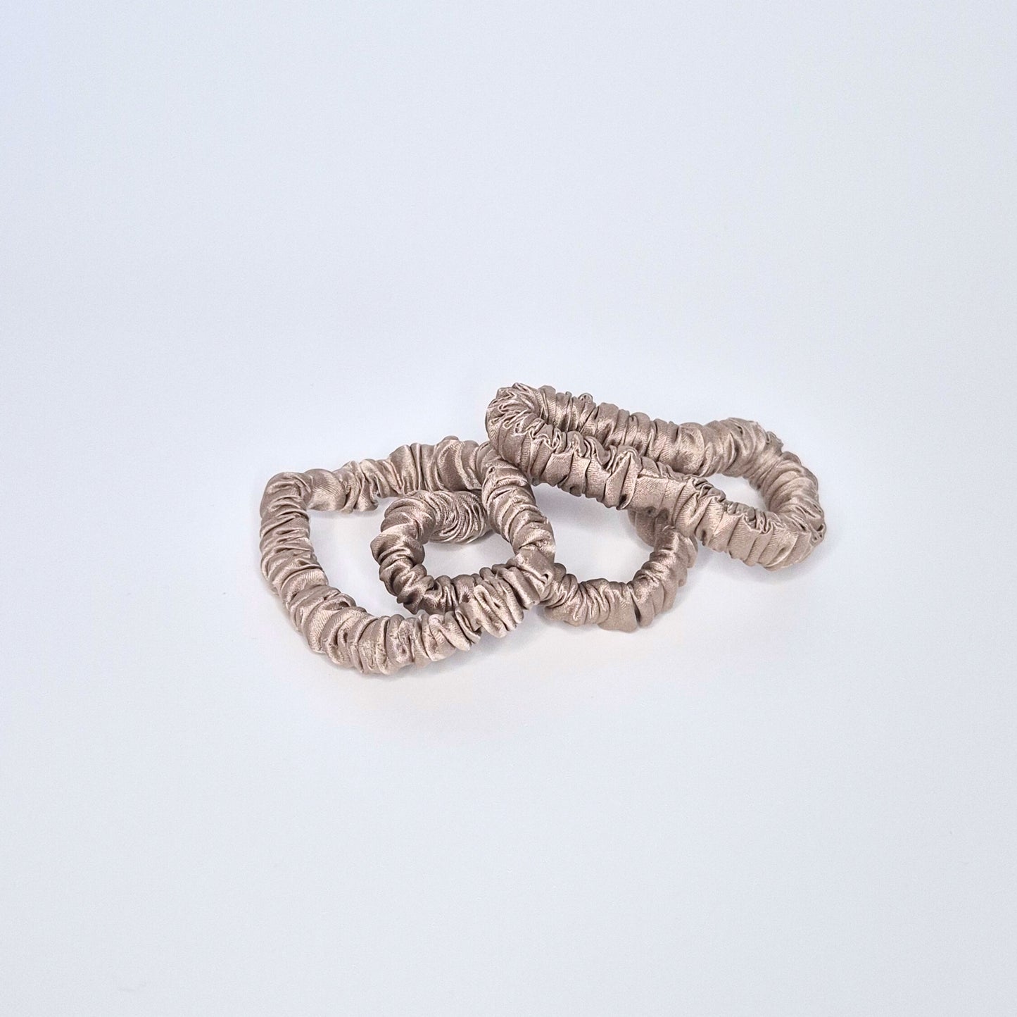 Slim Silk Scrunchie - Silk Base