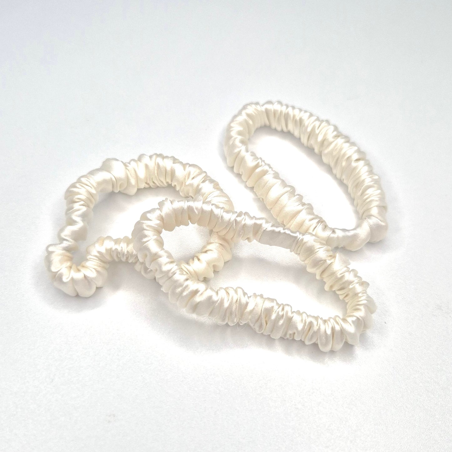 Slim Silk Scrunchies - Silk Base