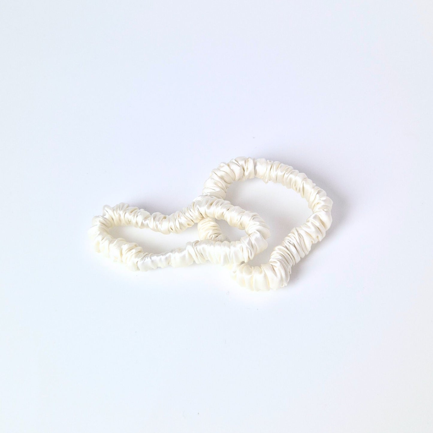 Slim Silk Scrunchie - Silk Base