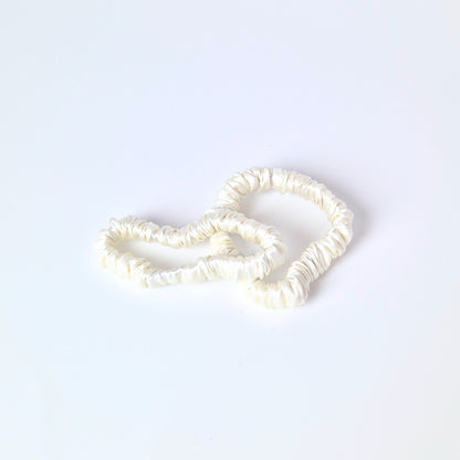 Slim Silk Scrunchie - Silk Base