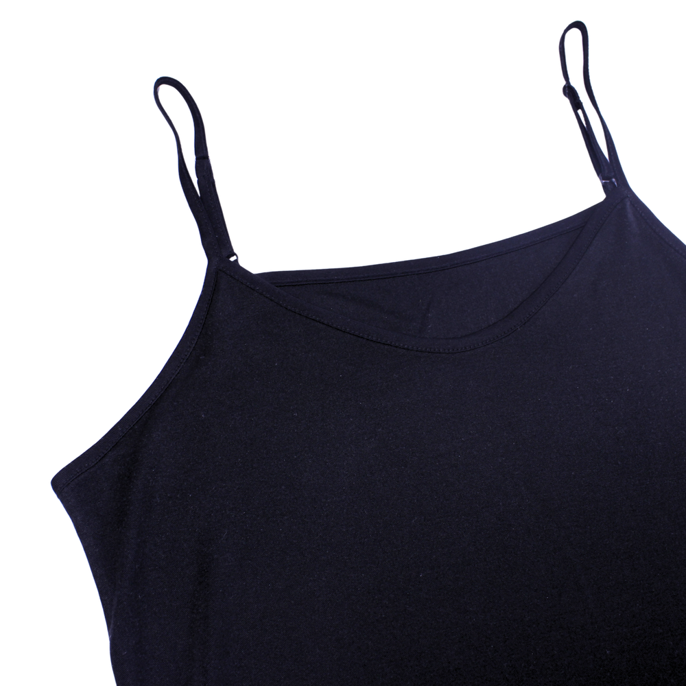 Basic Silk Jersey Camisole - Black - Silk Base
