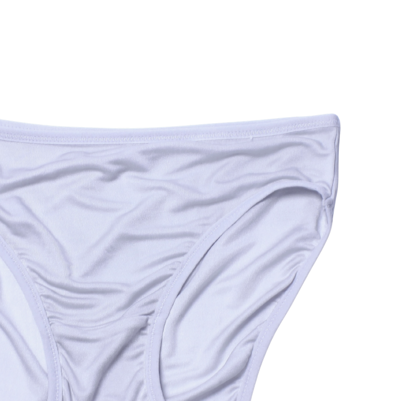 Bikini Silk Jersey Brief - Grey - Silk Base