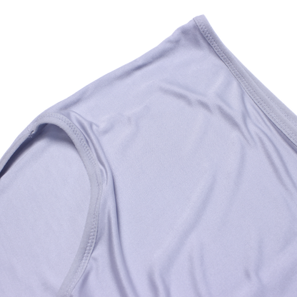 Mid Waist Silk Jersey Brief - Grey - Silk Base